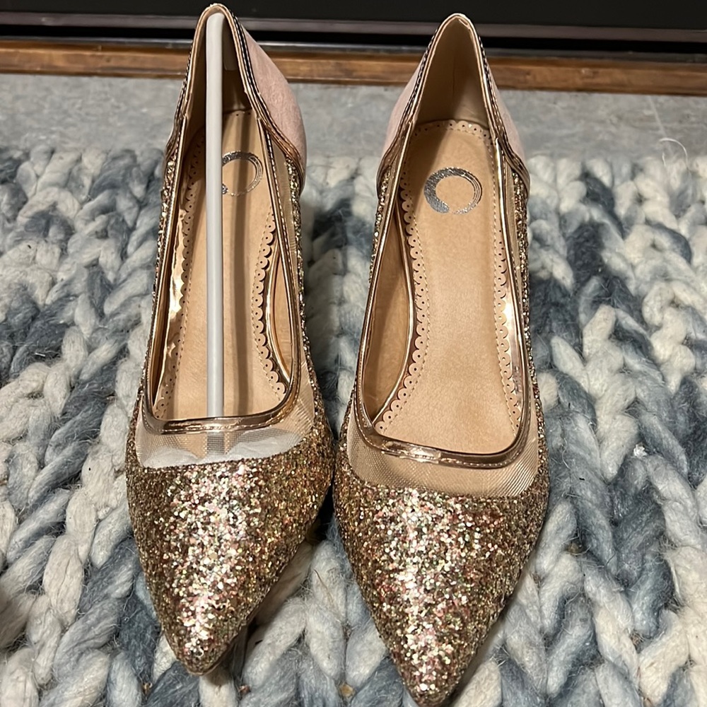 Wedding/Prom shoes!  Jornee Kalani Glitter High Heels